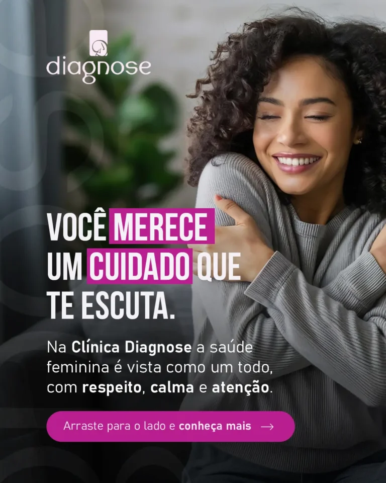 Post da clínica Diagnose sobre cuidado e escuta à saúde da mulher